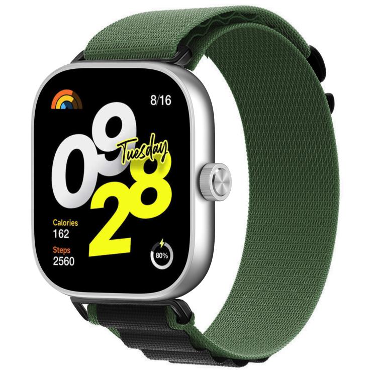 Cinturino per orologio Alpine in nylon a maglia fine, For Xiaomi Band 10 Pro / Redmi Watch 6 / 5