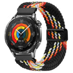 Cinturino in tessuto con fibbia magnetica a sgancio rapido a pressione., 22mm