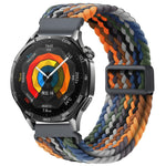 Cinturino in tessuto con fibbia magnetica a sgancio rapido a pressione., 22mm