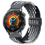 Cinturino in tessuto con fibbia magnetica a sgancio rapido a pressione., 22mm