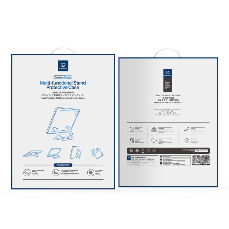 Custodia protettiva multifunzionale per tablet DUX DUCIS serie Axis, For iPad Air 13 2025 / 2024 / 2026, For iPad Air 11 2025 / 2024 / 2026, For iPad Pro 13 2025 / 2024, For iPad 2022 / 11 2025, For iPad Pro 11 2025 / 2024