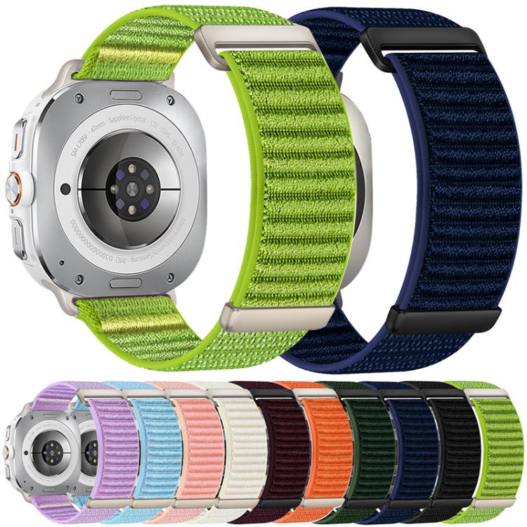 Cinturino per orologio xDfind in nylon a due sezioni con motivo montano., For Samsung Galaxy Watch Ultra / Ultra 2025