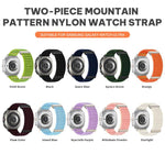 Cinturino per orologio xDfind in nylon a due sezioni con motivo montano., For Samsung Galaxy Watch Ultra / Ultra 2025