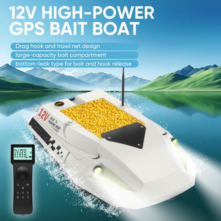 D50B GPS Telecomando intelligente ad alta velocità per barca da pesca con esche e rete da traino, EU Plug, US Plug, UK Plug