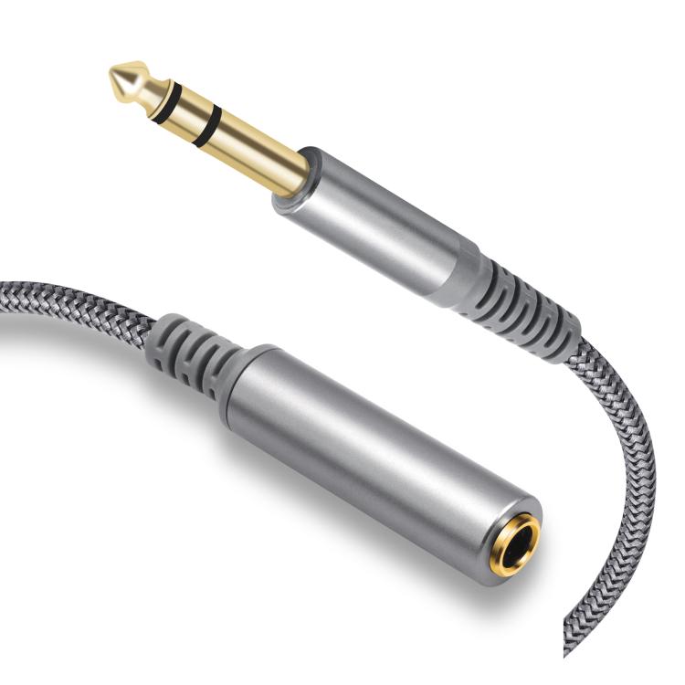 Cavo prolunga stereo 6,35 mm TRS maschio-femmina 2-6 m