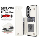 Custodia per telefono in pelle PU con doppia fibbia a forma romboidale, For Samsung Galaxy S26+ 5G, For Samsung Galaxy S26 Ultra 5G, For Samsung Galaxy S26 5G