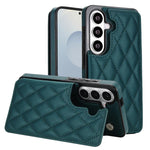 Custodia per telefono in pelle PU con doppia fibbia a forma romboidale, For Samsung Galaxy S26+ 5G, For Samsung Galaxy S26 Ultra 5G, For Samsung Galaxy S26 5G
