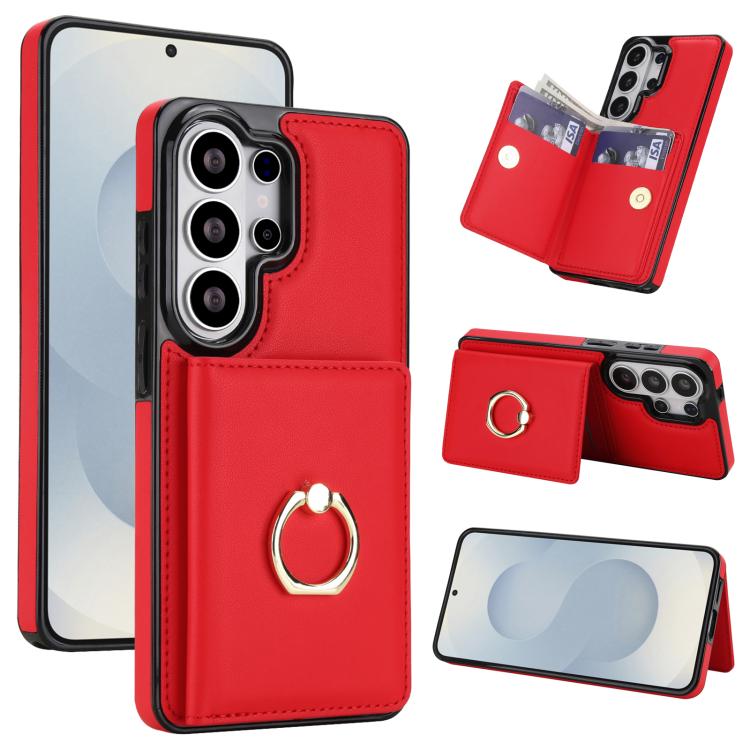 Anello porta cellulare antifurto RFID con supporto per scheda., For Samsung Galaxy S26+ 5G, For Samsung Galaxy S26 Ultra 5G, For Samsung Galaxy S26 5G