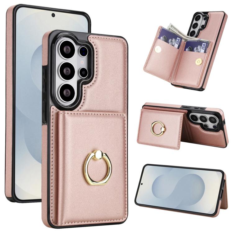 Anello porta cellulare antifurto RFID con supporto per scheda., For Samsung Galaxy S26+ 5G, For Samsung Galaxy S26 Ultra 5G, For Samsung Galaxy S26 5G