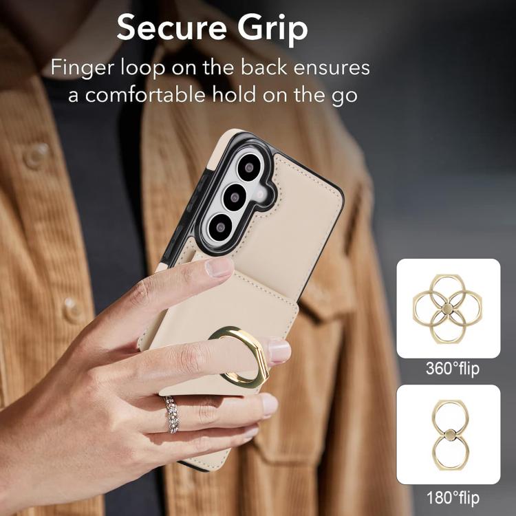 Anello porta cellulare antifurto RFID con supporto per scheda., For Samsung Galaxy S26+ 5G, For Samsung Galaxy S26 Ultra 5G, For Samsung Galaxy S26 5G