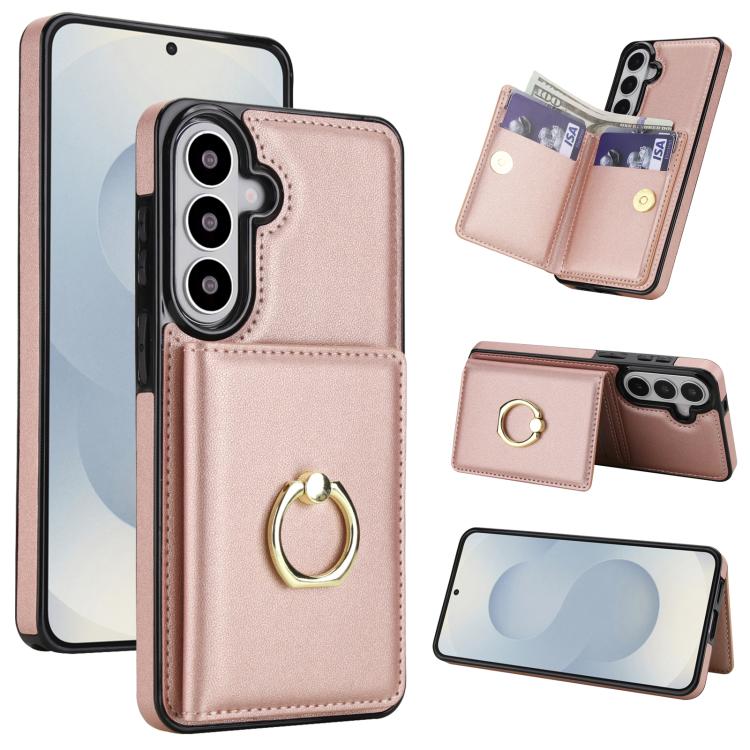 Anello porta cellulare antifurto RFID con supporto per scheda., For Samsung Galaxy S26+ 5G, For Samsung Galaxy S26 Ultra 5G, For Samsung Galaxy S26 5G