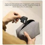 Caricabatterie da viaggio Havit UC252 3 in 1 GaN da 65 W con cavo retrattile Type-C., UC252(EU Plug), UC252(US Plug)