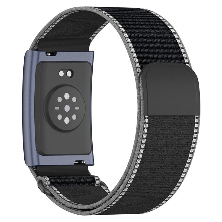 Cinturino per Amazfit Helio xDfind in nylon rivestito con passante, 280mm Wristband, 420mm Arm Strap