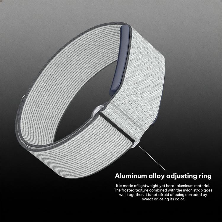 Cinturino per Amazfit Helio xDfind in nylon rivestito con passante, 280mm Wristband, 420mm Arm Strap