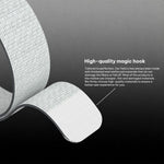 Cinturino per Amazfit Helio xDfind in nylon rivestito con passante, 280mm Wristband, 420mm Arm Strap