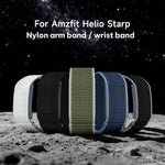 Cinturino per Amazfit Helio xDfind in nylon rivestito con passante, 280mm Wristband, 420mm Arm Strap