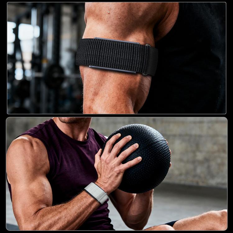 Cinturino per Amazfit Helio xDfind in nylon rivestito con passante, 280mm Wristband, 420mm Arm Strap