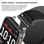 Cinturino per orologio xDfind Wild Path Loop in nylon intrecciato con chiusura a sgancio rapido., For Garmin Venu X1