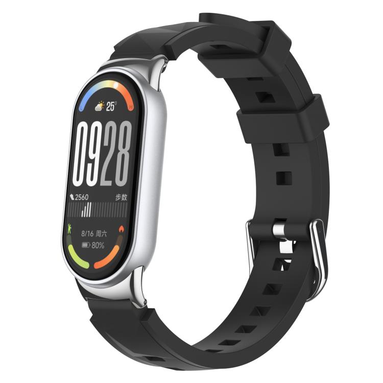 Cinturino per orologio in silicone 3D con texture a diamante xDfind, For Xiaomi Smart Band 10 / 9 / 8