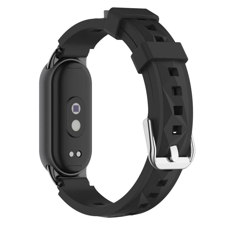 Cinturino per orologio in silicone 3D con texture a diamante xDfind, For Xiaomi Smart Band 10 / 9 / 8