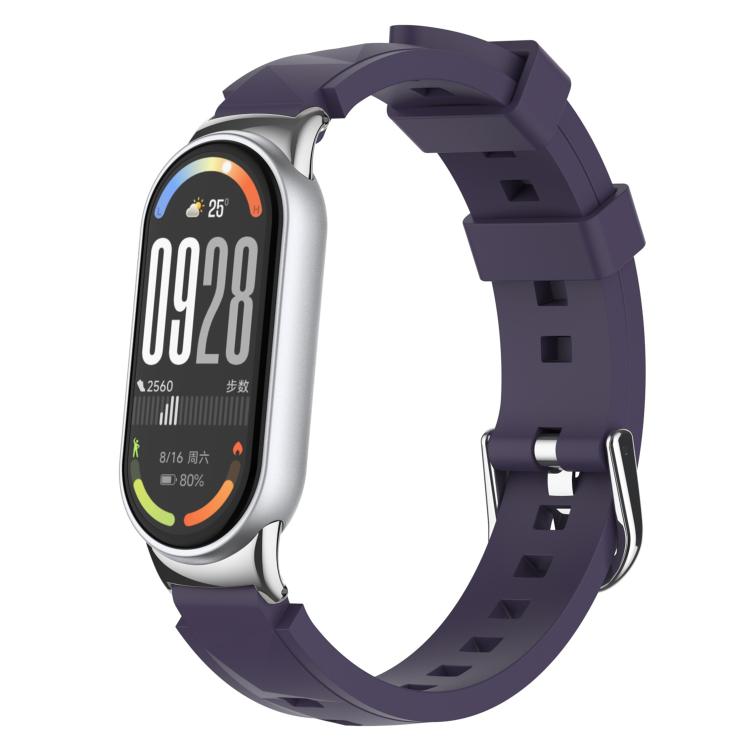 Cinturino per orologio in silicone 3D con texture a diamante xDfind, For Xiaomi Smart Band 10 / 9 / 8