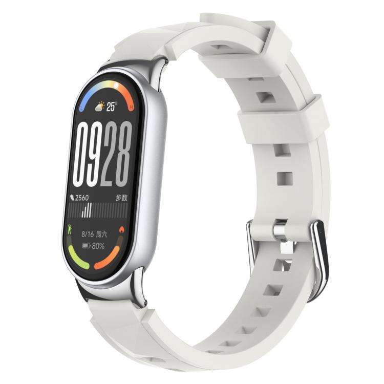 Cinturino per orologio in silicone 3D con texture a diamante xDfind, For Xiaomi Smart Band 10 / 9 / 8