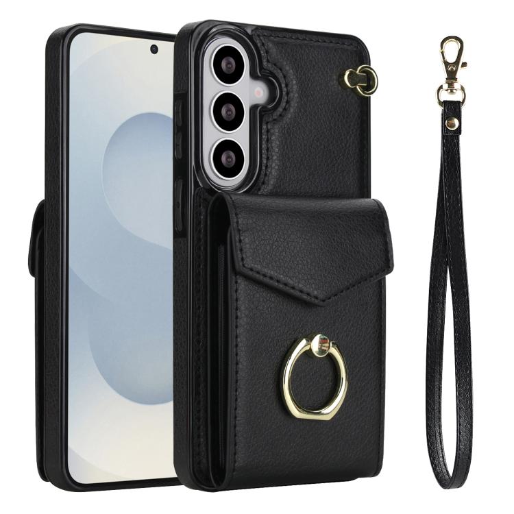 Custodia per telefono con anello porta scheda RFID e slot per scheda., For Samsung Galaxy S26+ 5G, For Samsung Galaxy S26 Ultra 5G, For Samsung Galaxy S26 5G