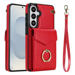 Custodia per telefono con anello porta scheda RFID e slot per scheda., For Samsung Galaxy S26+ 5G, For Samsung Galaxy S26 Ultra 5G, For Samsung Galaxy S26 5G