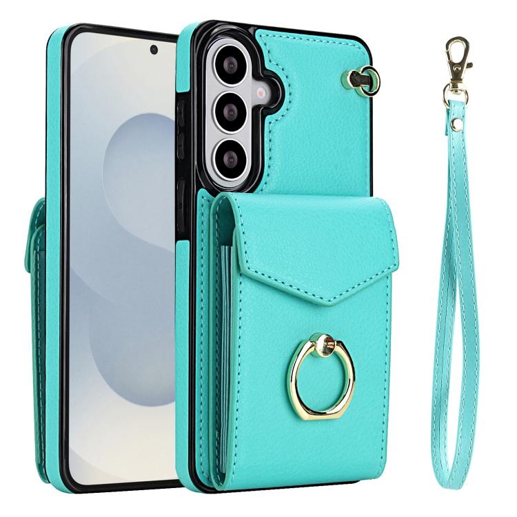 Custodia per telefono con anello porta scheda RFID e slot per scheda., For Samsung Galaxy S26+ 5G, For Samsung Galaxy S26 Ultra 5G, For Samsung Galaxy S26 5G