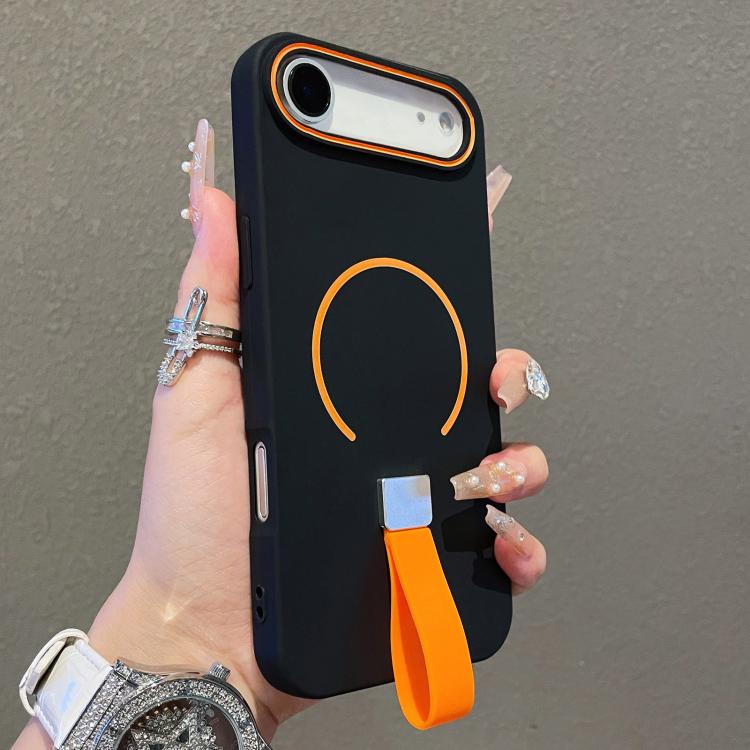 Custodia magnetica per telefono in TPU con cinturino in silicone, piacevole al tatto., For iPhone 17 Pro Max, For iPhone 17 Pro, For iPhone 17, For iPhone Air