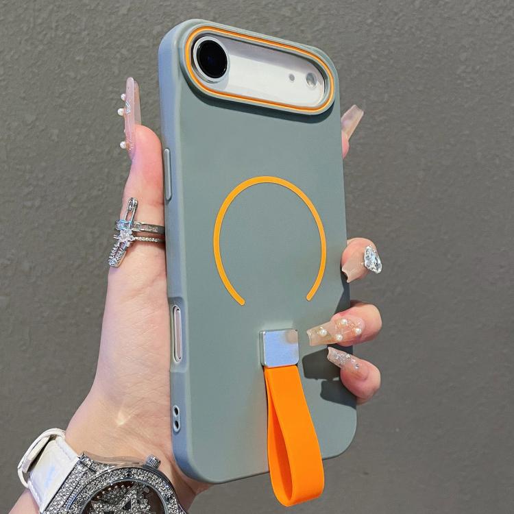 Custodia magnetica per telefono in TPU con cinturino in silicone, piacevole al tatto., For iPhone 17 Pro Max, For iPhone 17 Pro, For iPhone 17, For iPhone Air