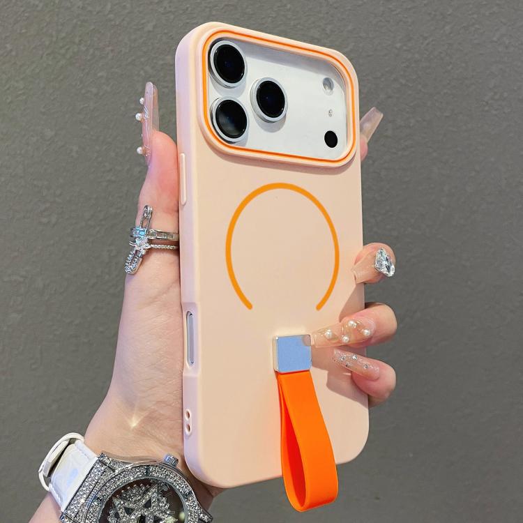 Custodia magnetica per telefono in TPU con cinturino in silicone, piacevole al tatto., For iPhone 17 Pro Max, For iPhone 17 Pro, For iPhone 17, For iPhone Air