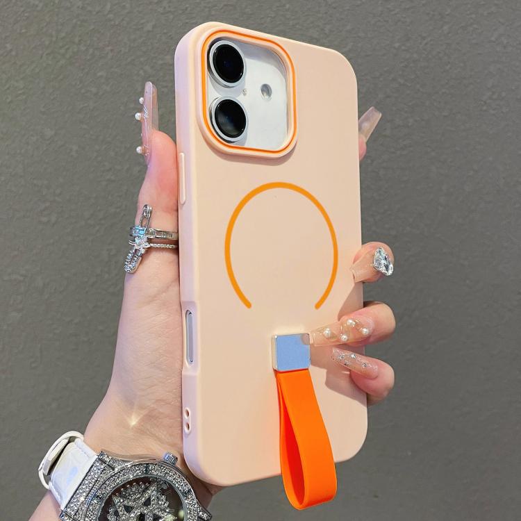 Custodia magnetica per telefono in TPU con cinturino in silicone, piacevole al tatto., For iPhone 17 Pro Max, For iPhone 17 Pro, For iPhone 17, For iPhone Air