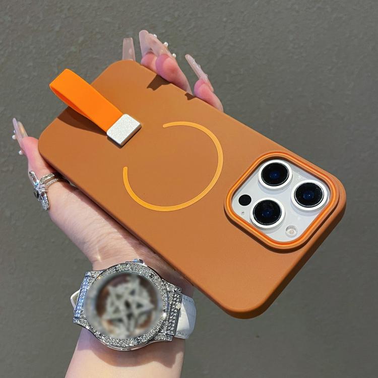 Custodia magnetica per telefono in TPU con cinturino in silicone, piacevole al tatto., For iPhone 17 Pro Max, For iPhone 17 Pro, For iPhone 17, For iPhone Air