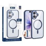 XDcase JINDUN Cover trasparente con pulsanti in metallo indipendenti e custodia magnetica per telefono, For iPhone 17 Pro Max, For iPhone 17 Pro, For iPhone 17