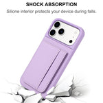 Porta carte magnetico con motivo litchi, custodia per telefono, For iPhone 17 Pro Max, For iPhone 17 Pro