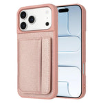 Porta carte magnetico con motivo litchi, custodia per telefono, For iPhone 17 Pro Max, For iPhone 17 Pro