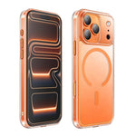 Custodia per telefono XDcase trasparente satinata, magnetica e antiurto., For iPhone 17 Pro Max, For iPhone 17 Pro, For iPhone 17