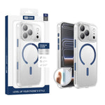 Custodia per telefono XDcase trasparente satinata, magnetica e antiurto., For iPhone 17 Pro Max, For iPhone 17 Pro, For iPhone 17