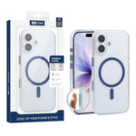 Custodia per telefono XDcase trasparente satinata, magnetica e antiurto., For iPhone 17 Pro Max, For iPhone 17 Pro, For iPhone 17