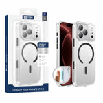 Custodia per telefono XDcase trasparente satinata, magnetica e antiurto., For iPhone 17 Pro Max, For iPhone 17 Pro, For iPhone 17