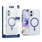 Custodia per telefono XDcase trasparente satinata, magnetica e antiurto., For iPhone 17 Pro Max, For iPhone 17 Pro, For iPhone 17