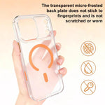 Custodia per telefono XDcase trasparente satinata, magnetica e antiurto., For iPhone 17 Pro Max, For iPhone 17 Pro, For iPhone 17