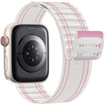 Cinturino per orologio xDfind in nylon intrecciato con chiusura a strappo., For Apple Watch 42 / 44 / 45 / 46 / 49mm, For Apple Watch 38 / 40 / 41 / S11 42mm