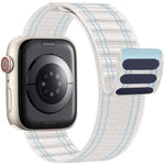 Cinturino per orologio xDfind in nylon intrecciato con chiusura a strappo., For Apple Watch 42 / 44 / 45 / 46 / 49mm, For Apple Watch 38 / 40 / 41 / S11 42mm