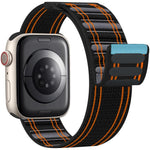 Cinturino per orologio xDfind in nylon intrecciato con chiusura a strappo., For Apple Watch 42 / 44 / 45 / 46 / 49mm, For Apple Watch 38 / 40 / 41 / S11 42mm