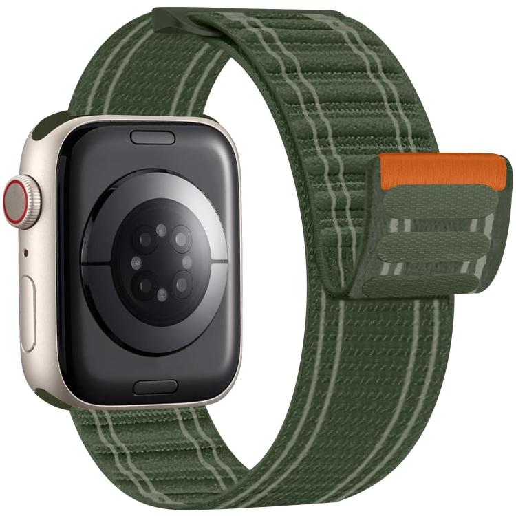 Cinturino per orologio xDfind in nylon intrecciato con chiusura a strappo., For Apple Watch 42 / 44 / 45 / 46 / 49mm, For Apple Watch 38 / 40 / 41 / S11 42mm