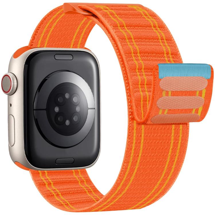 Cinturino per orologio xDfind in nylon intrecciato con chiusura a strappo., For Apple Watch 42 / 44 / 45 / 46 / 49mm, For Apple Watch 38 / 40 / 41 / S11 42mm