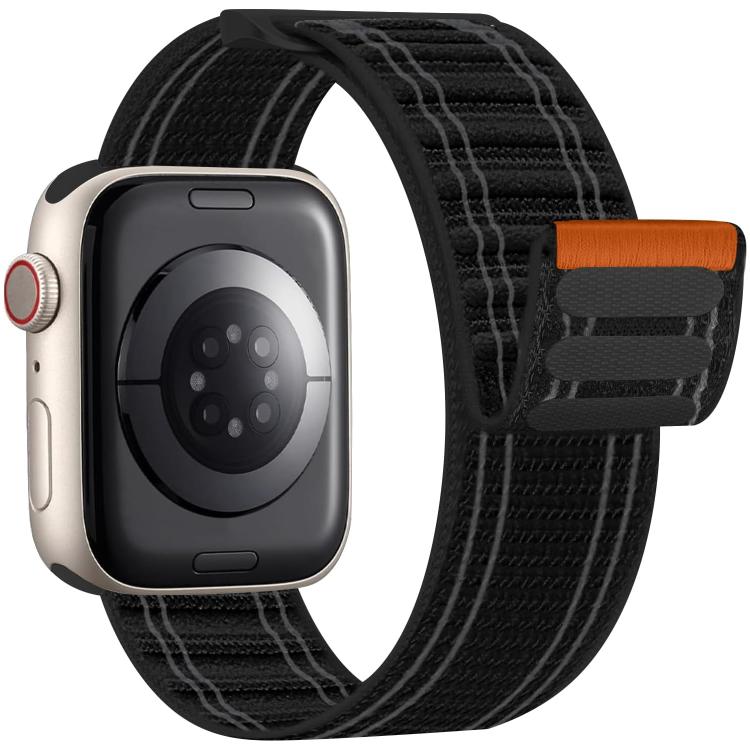 Cinturino per orologio xDfind in nylon intrecciato con chiusura a strappo., For Apple Watch 42 / 44 / 45 / 46 / 49mm, For Apple Watch 38 / 40 / 41 / S11 42mm