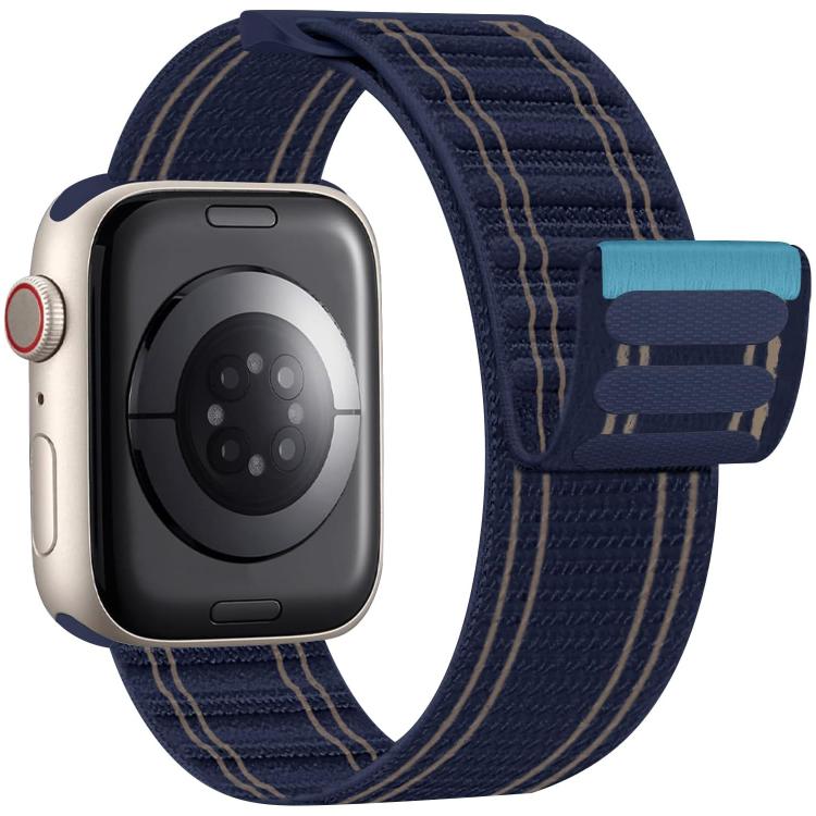 Cinturino per orologio xDfind in nylon intrecciato con chiusura a strappo., For Apple Watch 42 / 44 / 45 / 46 / 49mm, For Apple Watch 38 / 40 / 41 / S11 42mm